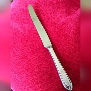 ANTIQUE 1847 ROGERS BROS VINTAGE SILVER PLATE DINNER KNIFE